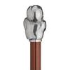 Design Toscano The Padrone Collection: John L. Sullivan Boxer Pewter Walking Stick PA292